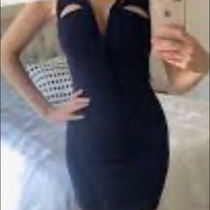 Foreign Exchange Navy blue dress